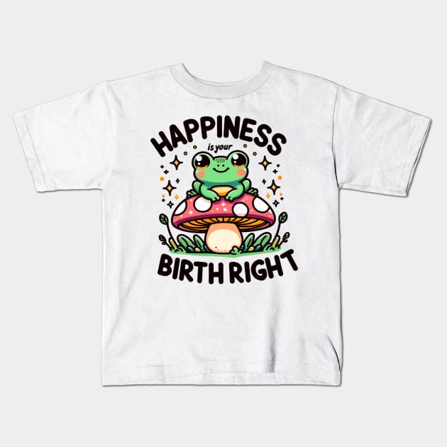 Froggy Delight: Birthright of Joy Kids T-Shirt by WEARWORLD